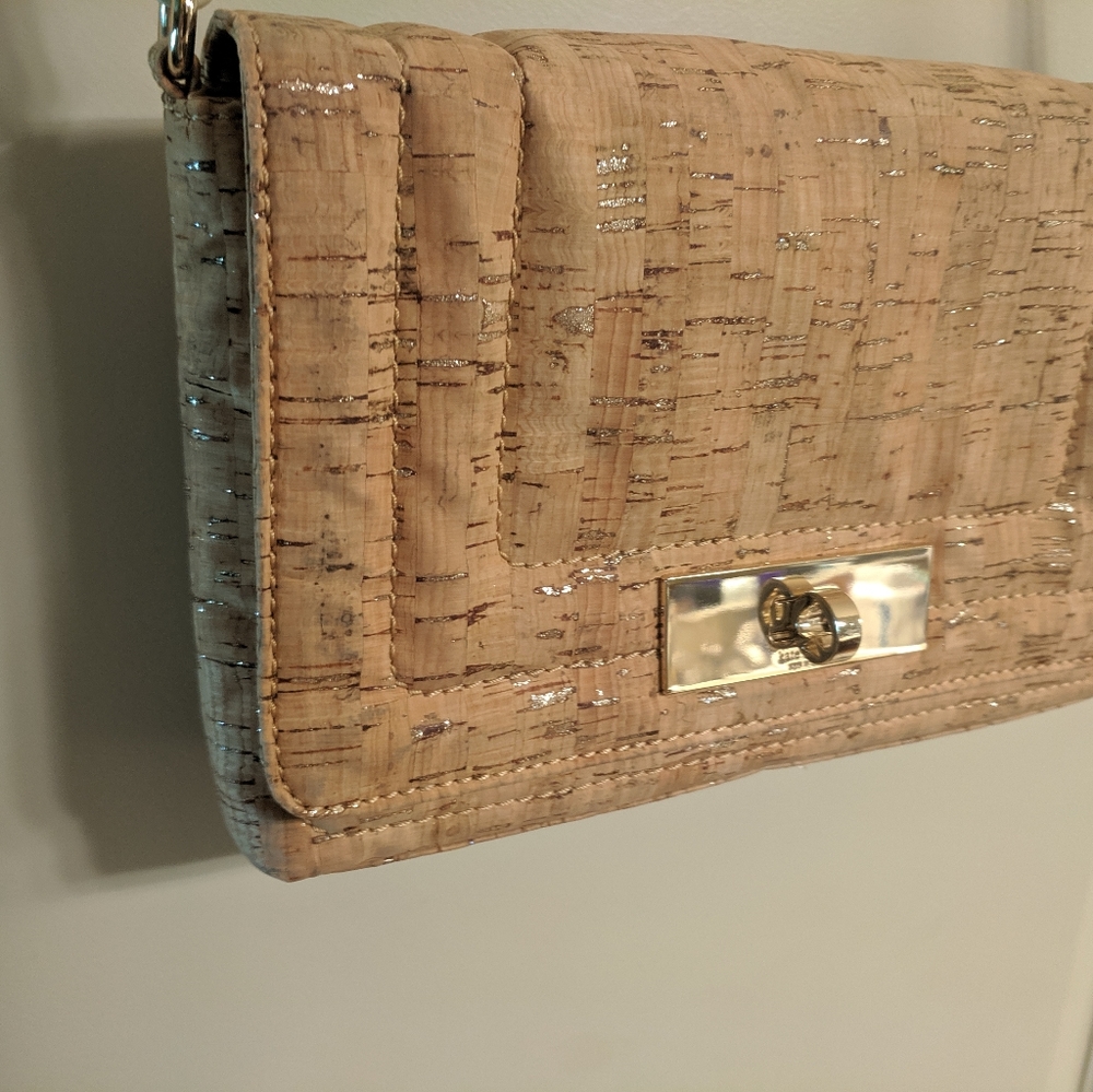 Kate Spade Cork Purse with gold flecks